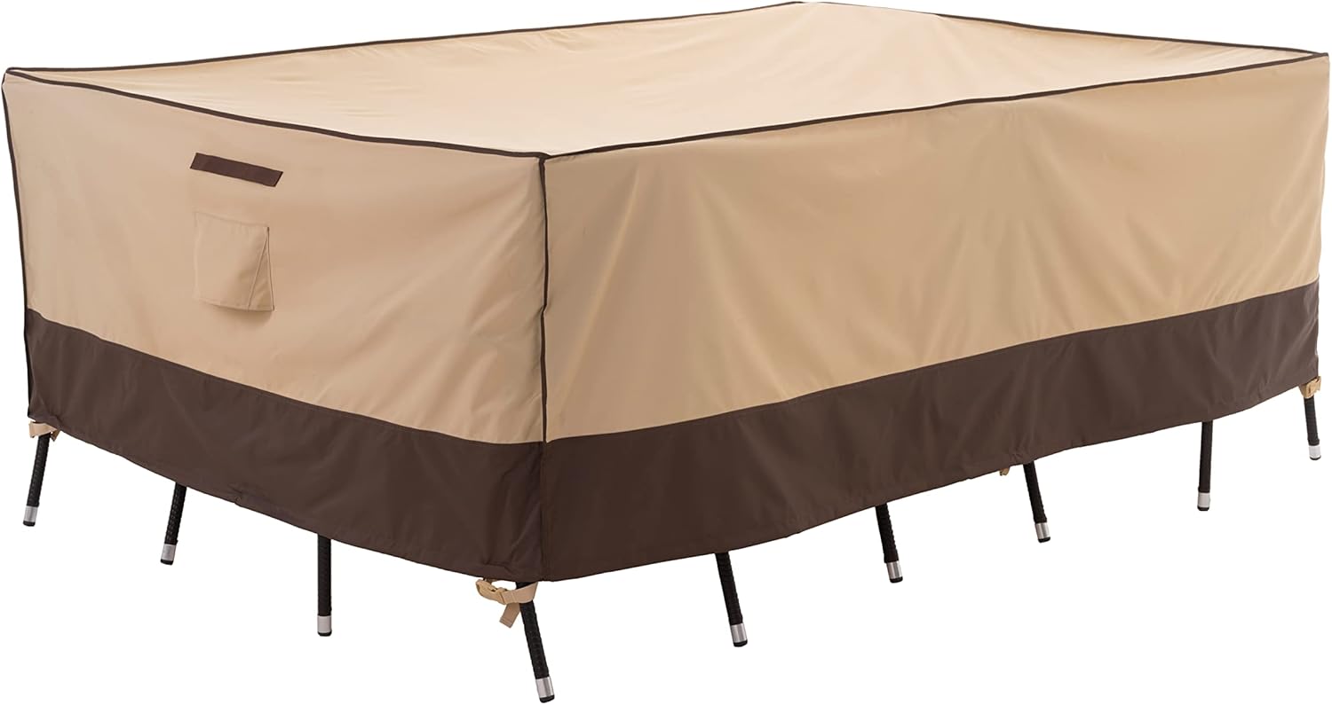 Patio Furniture Covers Waterproof UV Resistant for 5-9 Piece Set