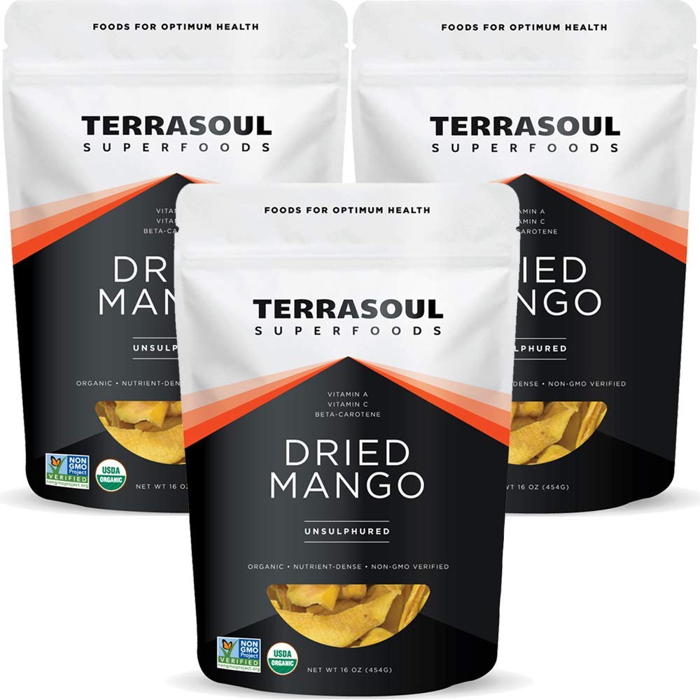 Organic Dried Mango Slices - Naturally Sweet & Tart Treats