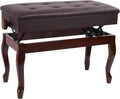 Adjustable Duet Piano Bench with Storage - Comfortable, Sturdy Seat