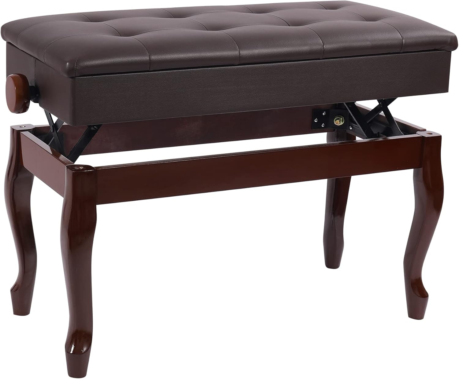 Adjustable Duet Piano Bench with Storage for Comfort and Style