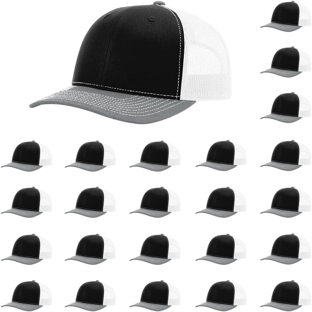 Richardson 112 Classic Six-Panel Adjustable Snapback Trucker Cap