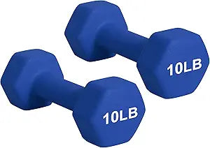 PONE FIRST Neoprene Dumbbell Hand Weights for Home Gym Use