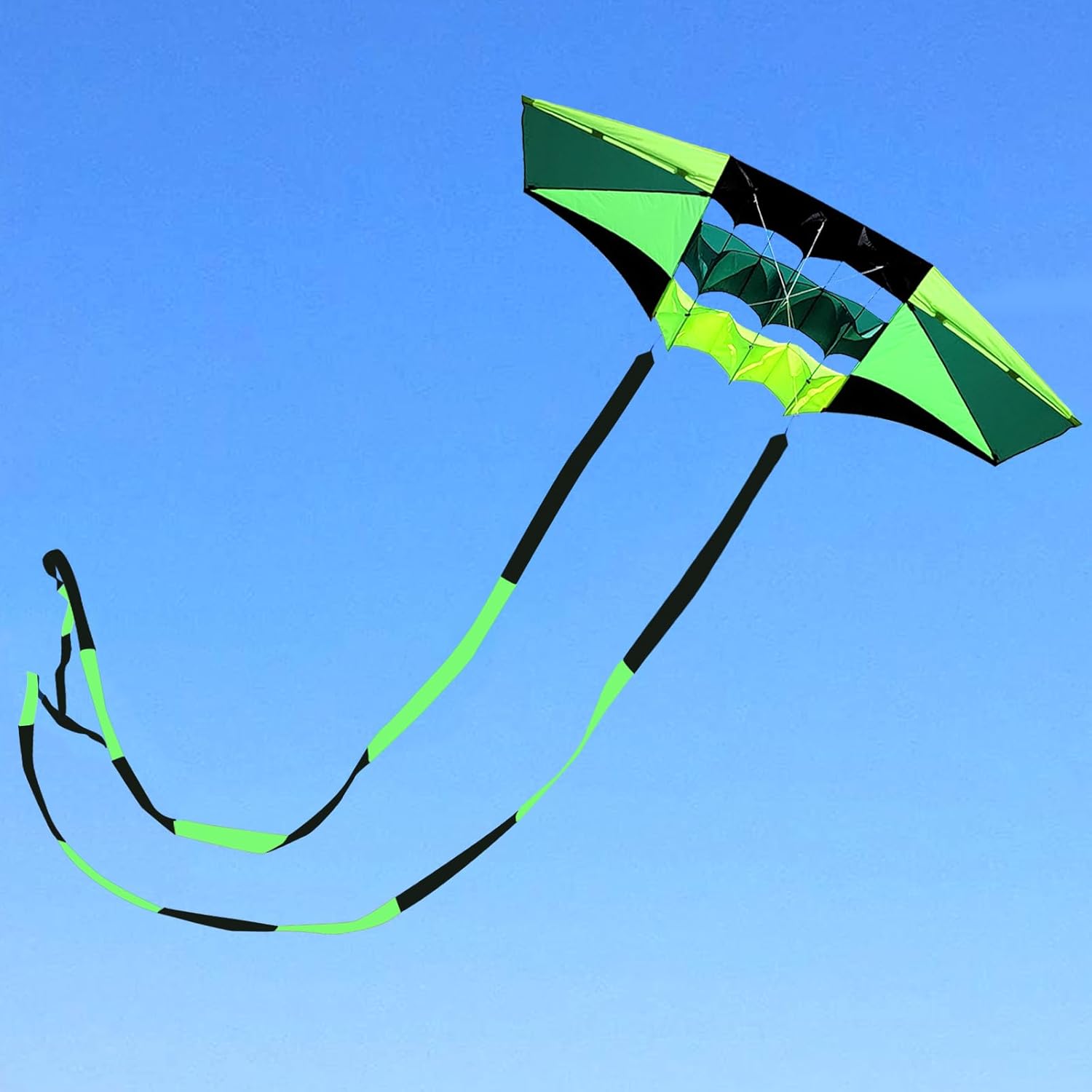 Beach Kites for Adults Large 98in Super Easy Flyer 3D Rainbow