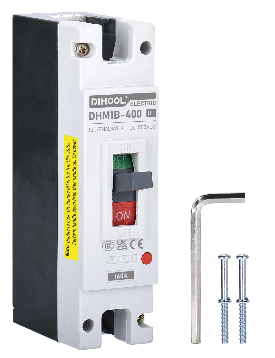 DIHOOL 160 Amp DC Circuit Breaker for Car Audio and Marine Use