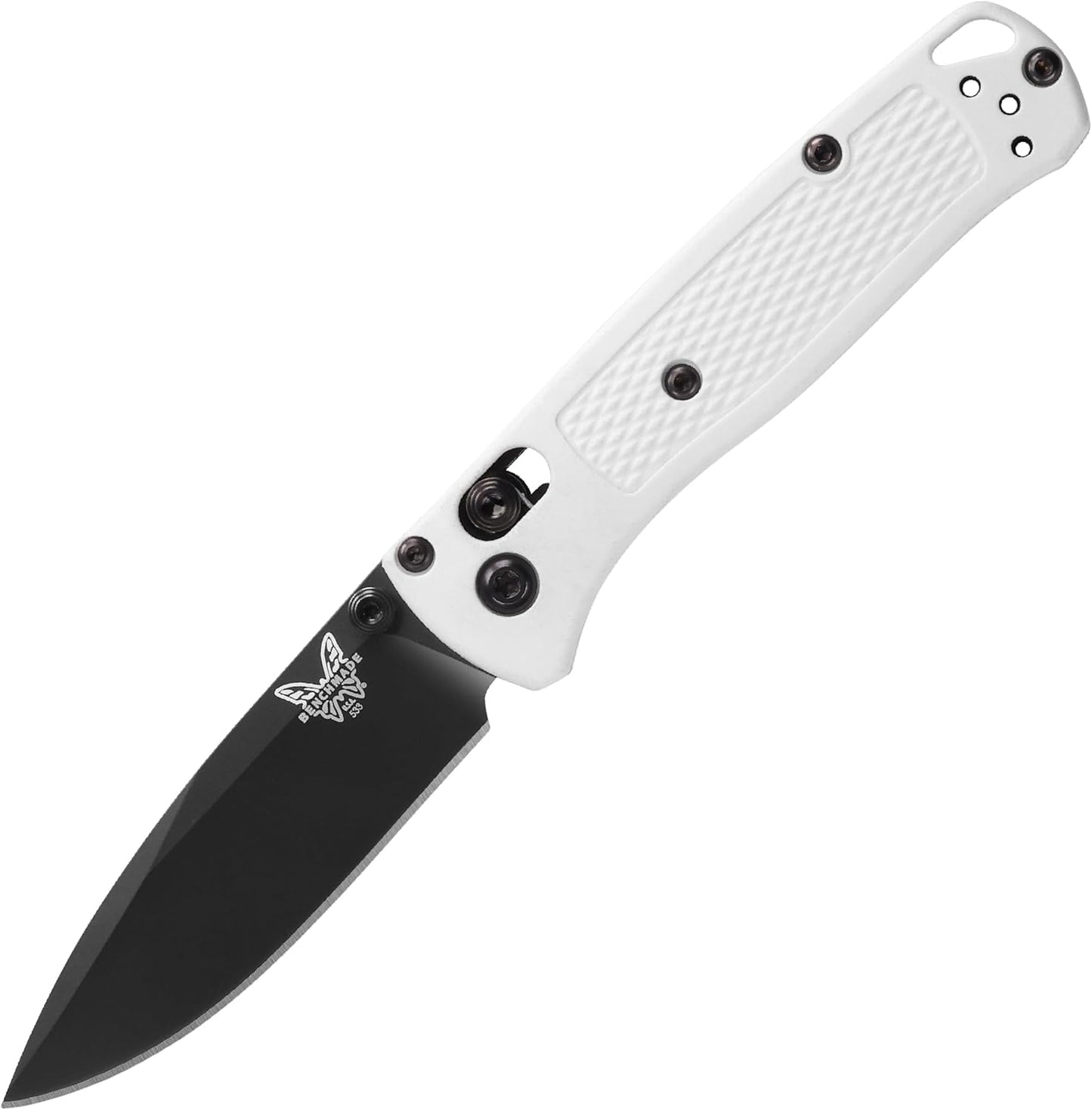 Mini Bugout Folding Knife with White Givory Handle for EDC