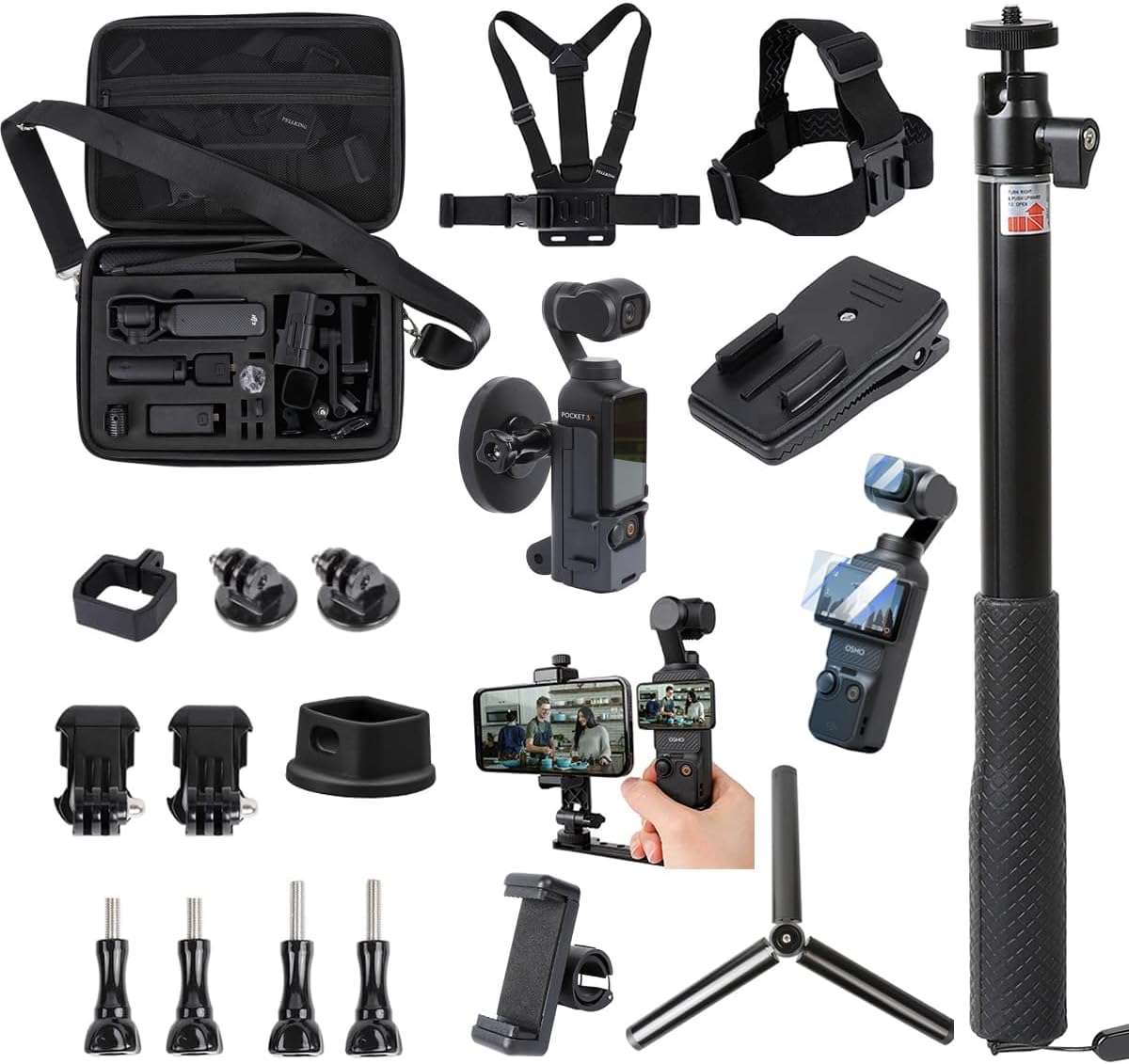 PellKing 21 in 1 Accessories Kit for OSMO Pocket 3 Review