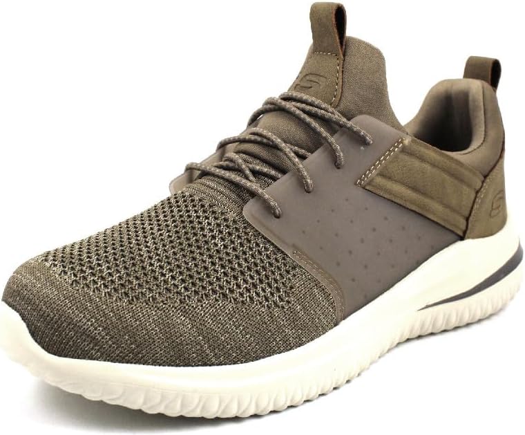 Skechers Men's Delson 3.0 Cicada Sneaker with Air Cooled Comfort