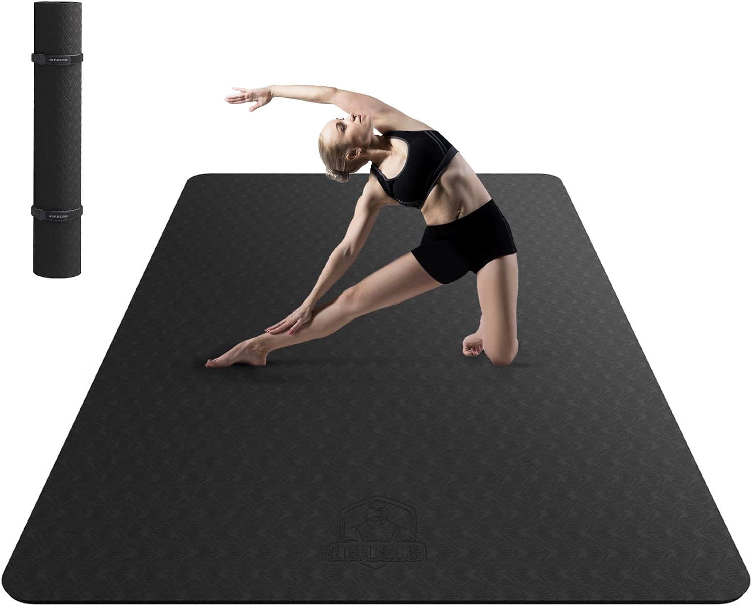 Extra Large Yoga Mat for Home Workouts - Non-Slip & Durable