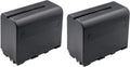 Kastar NP-F960 / NP-F970 Battery 2-Pack Replacement - High Capacity