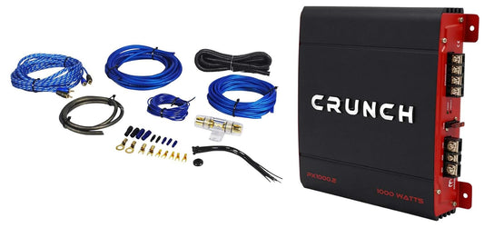 1000W Crunch Car Audio Amp Kit - Power Your Drive!