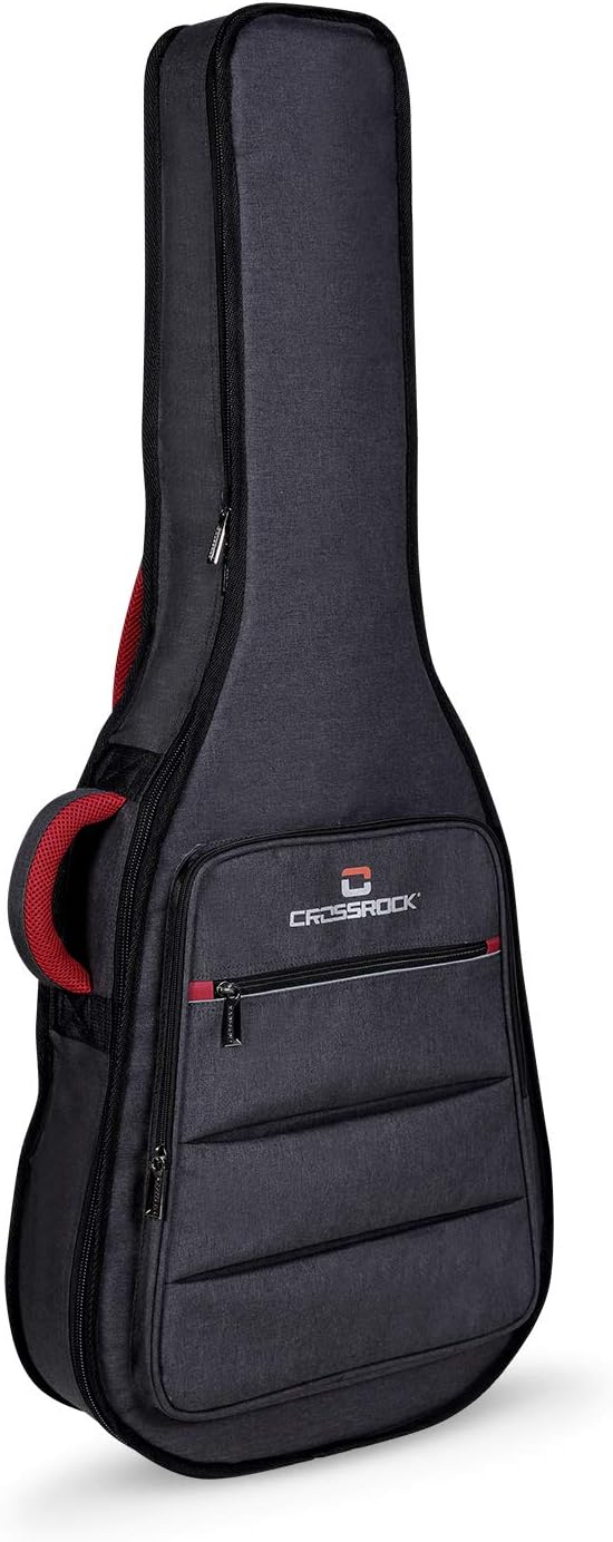 Crossrock Dreadnought Guitar Bag with 10mm Padding and Backpack