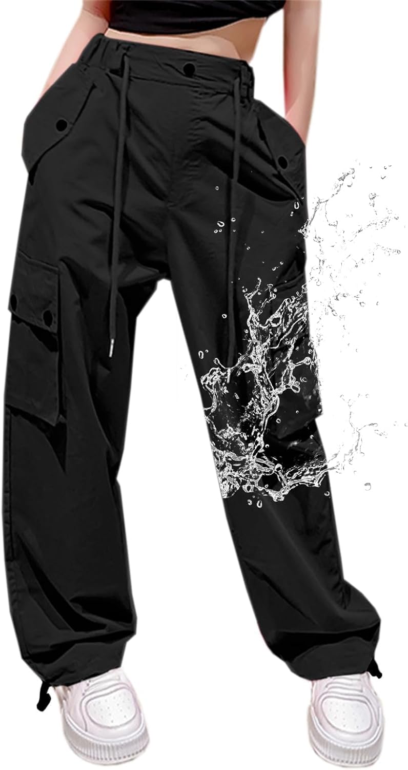 Cromoncent Cargo Pants for Girls & Women - Y2K Style Rave Wear
