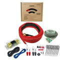 1/0 Gauge Amplifier Wiring Kit - Complete 2000W Power Kit