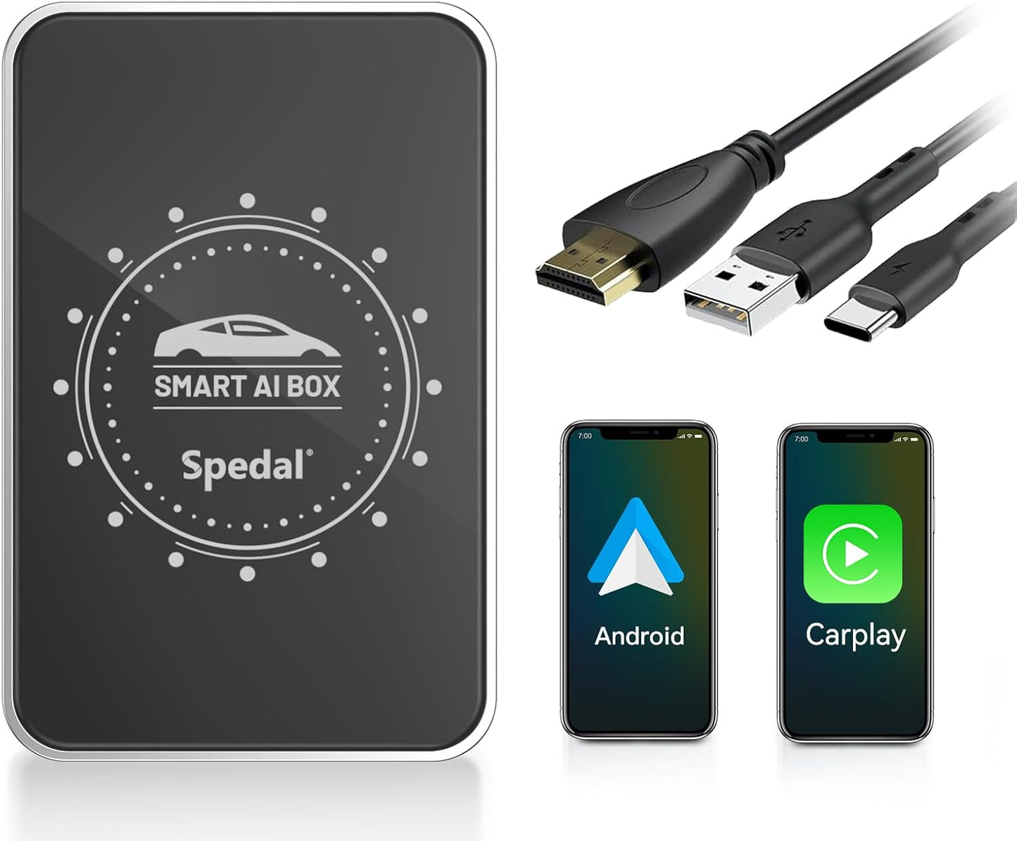 Spedal Netflix CarPlay Adapter: Wireless CarPlay Smart Box
