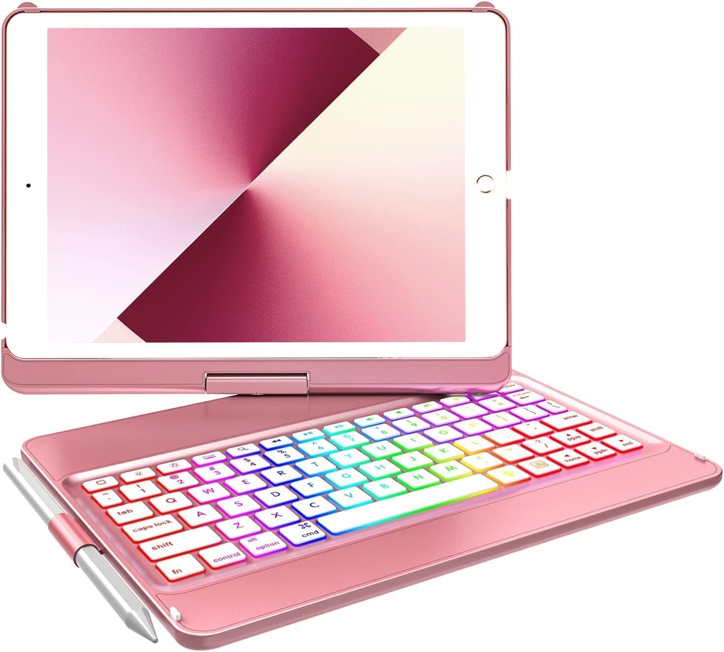 MMK Keyboard Case for iPad 10.2 inch 9th Gen with Backlit