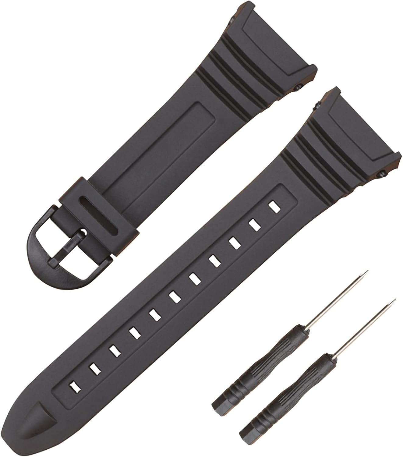 Lijinlan Casio W-96H Resin Band - Sporty & Adjustable