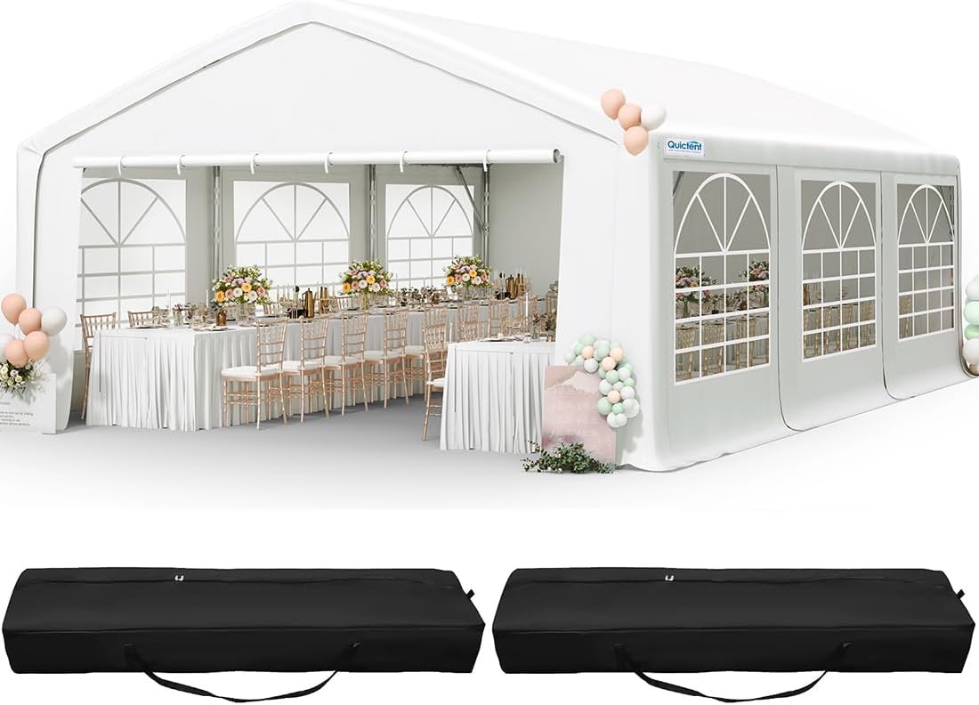 Quictent 20x20ft Party Tent for Outdoor Weddings and Events