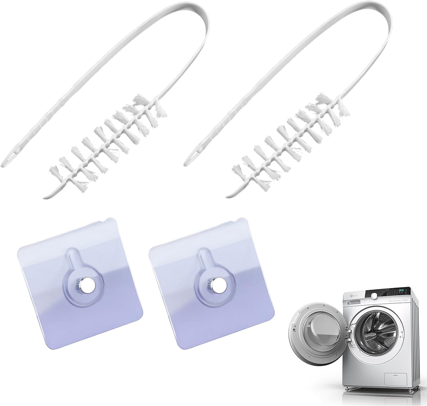 Effortlessly Clean Washing Machines - 4PCS Brush Set