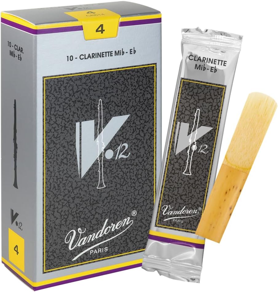 Vandoren CR614 Eb Clarinet V.12 Reeds Strength 4 for Musicians