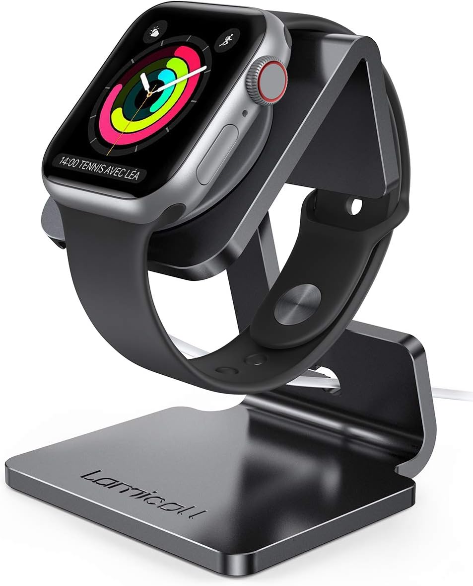 Lamicall Magnetic Apple Watch Stand - Fast Charging Dock