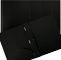 Black Plastic 2-Pocket Folders with Prongs 24-Pack - Heavyweight