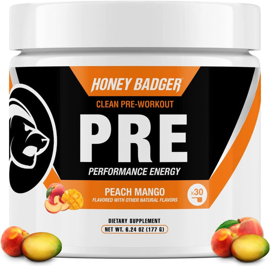 Honey Badger Pre Workout Powder for Energy and Endurance