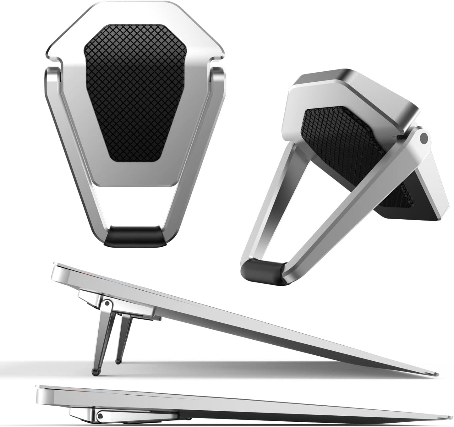 ZELMINE Laptop Stand: Portable Anti-Slip Keyboard Riser