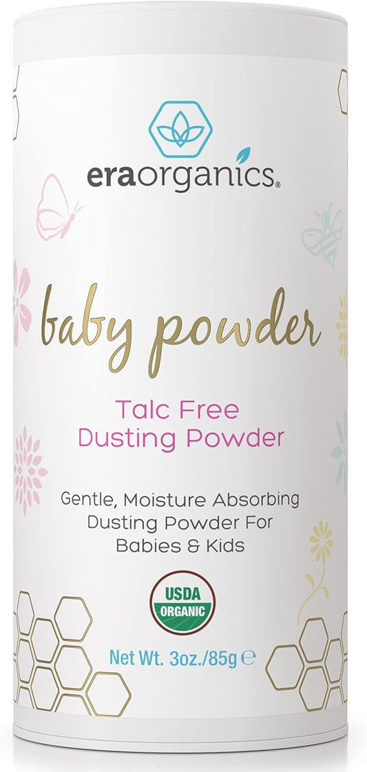 Organic Baby Powder - Soothing & Talc-Free for Babies - Era Organics
