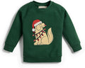 Embroidered Crewneck Sweatshirt for Kids - Organic, Soft & Cozy andy