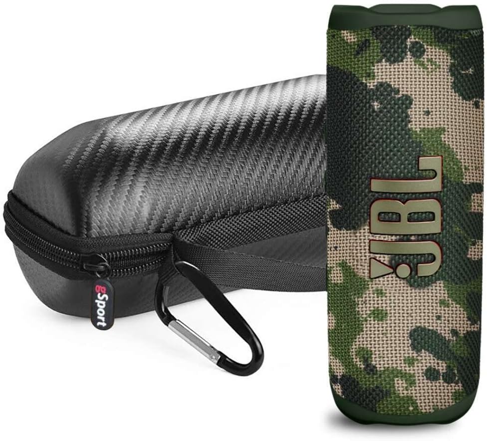 JBL FLIP 6 Waterproof Portable Speaker Bundle with Case