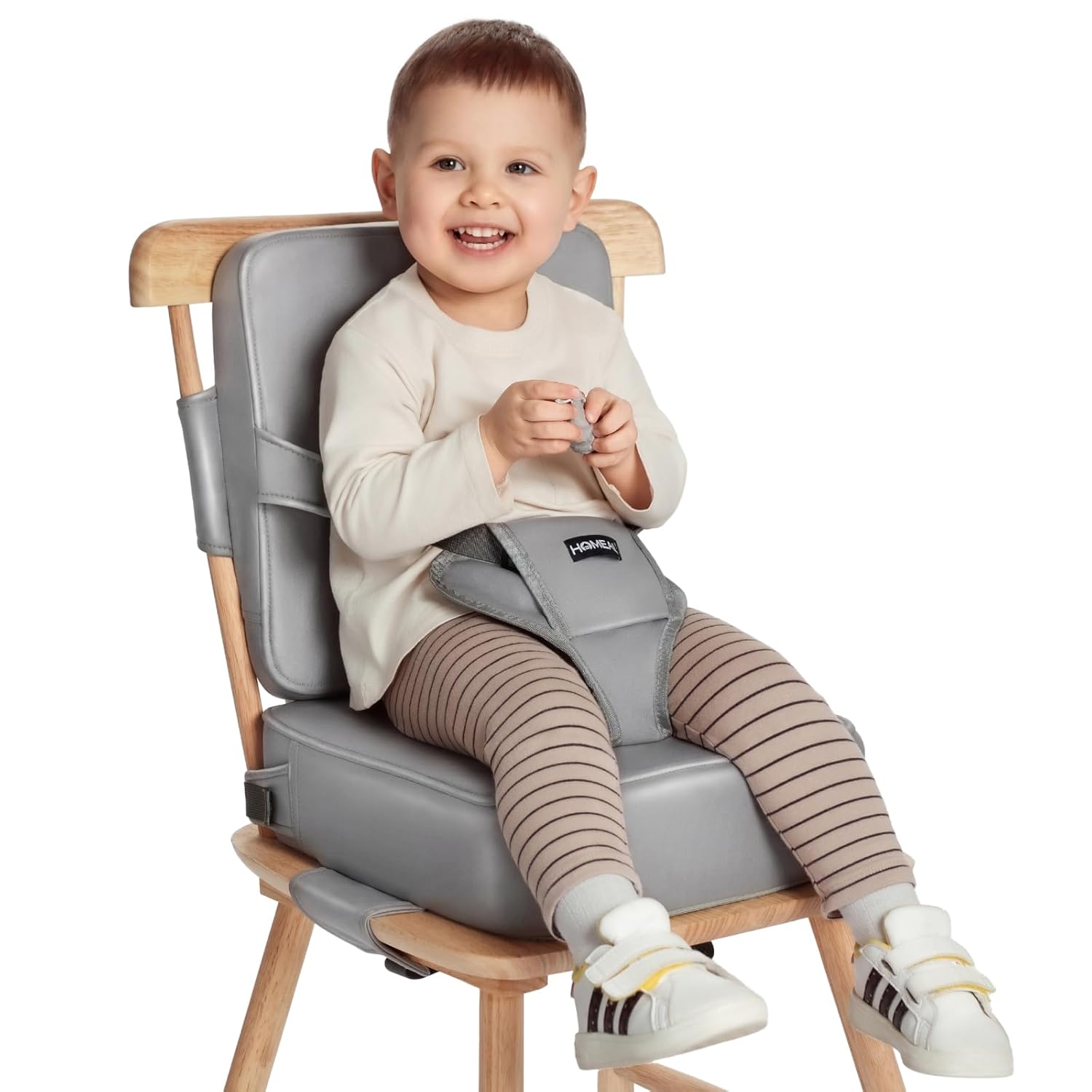 HOMEAL Toddler Booster Seat for Dining Table with Backrest