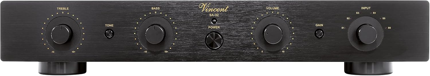 Vincent Audio SA 32 Hybrid Preamplifier in Black - Superior Sound