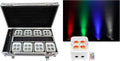 Rockville Best Pack 50 White (8) 24W Battery Wash Lights - Long