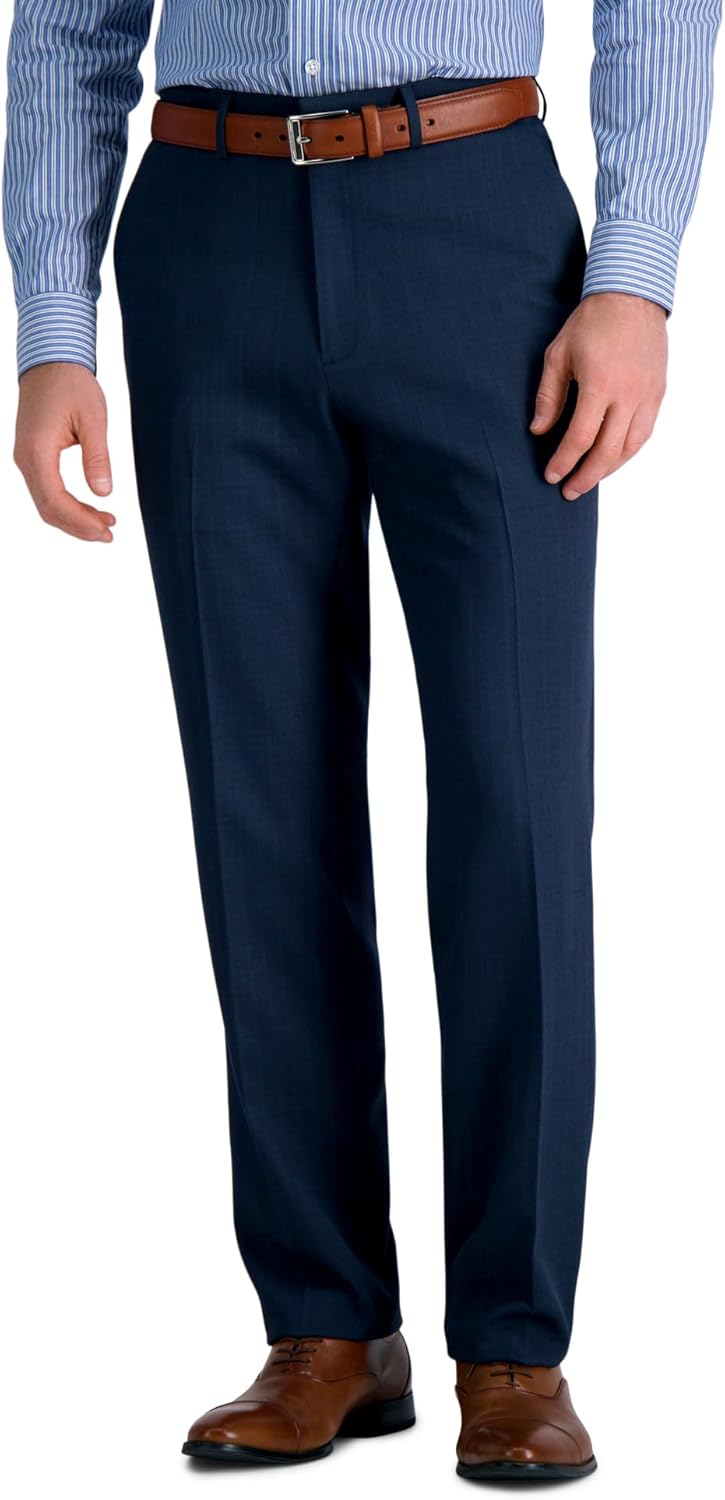 Haggar Men's Premium Comfort Dress Pant for Stylish Comfort