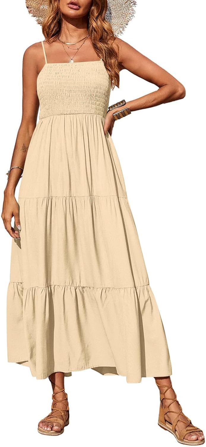 PRETTYGARDEN Women's Summer Maxi Dress for Casual Beach Fun