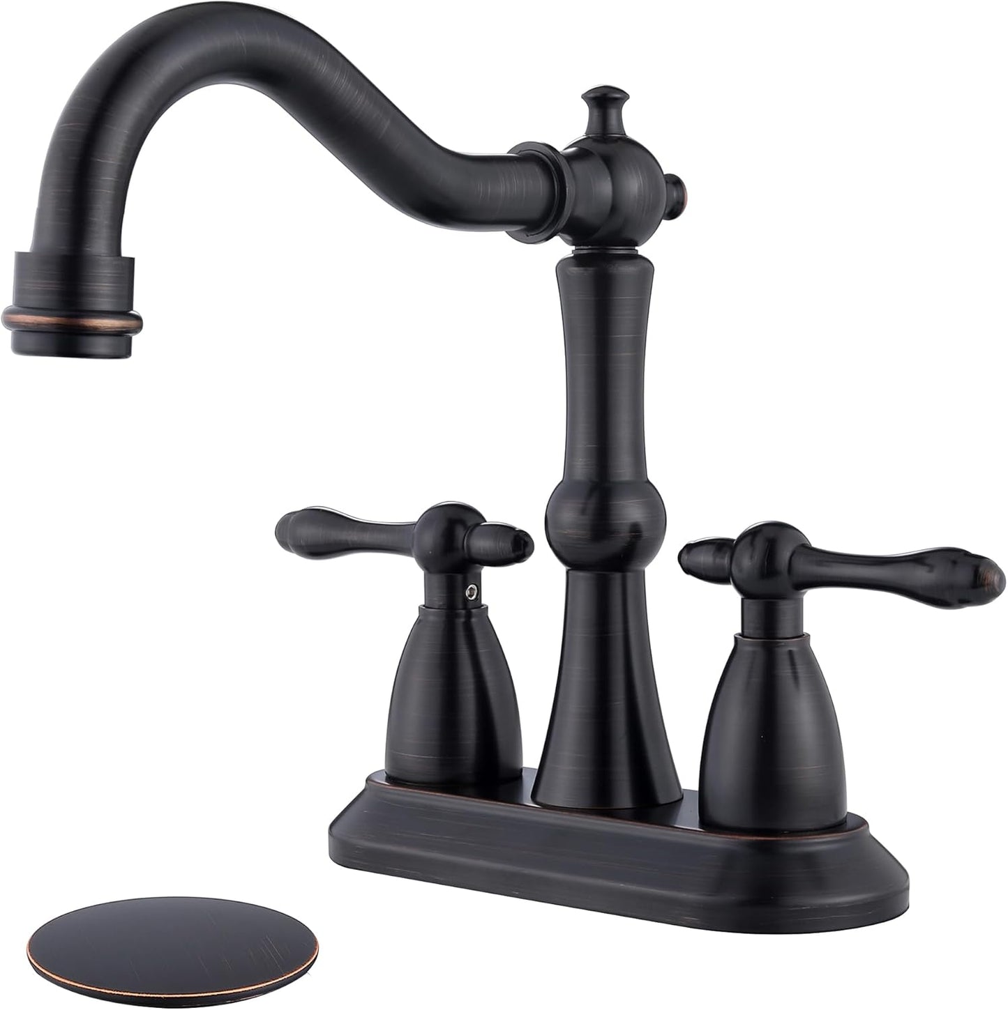 Oil Rubbed Bronze Antique Bathroom Faucet for Elegant Sinks