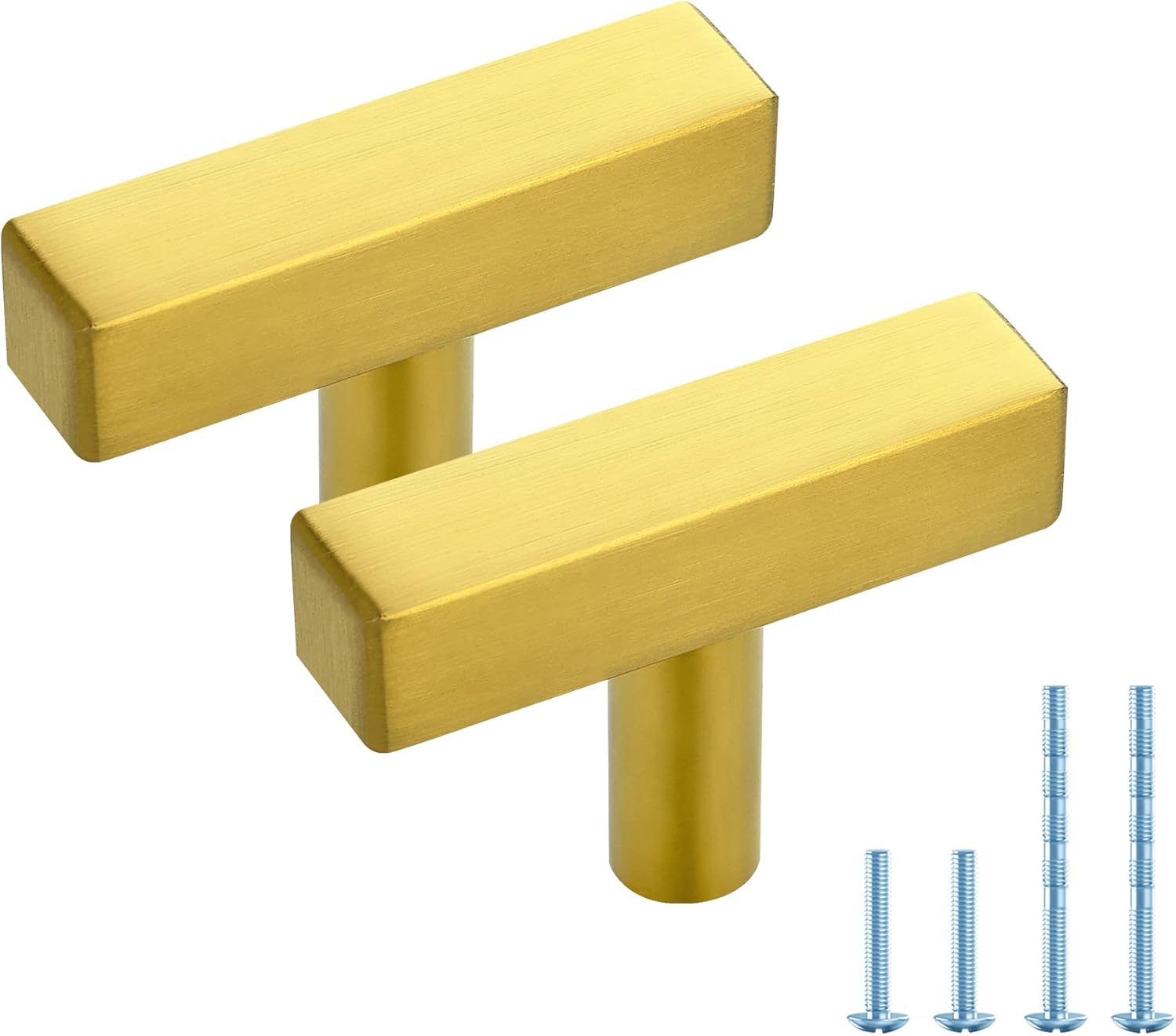 Brushed Brass Kitchen Cabinet Drawer Pulls for Modern Homes