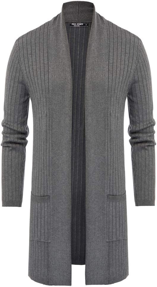 Stylish Shawl Collar Long Cardigan for Men by PJ PAUL JONES