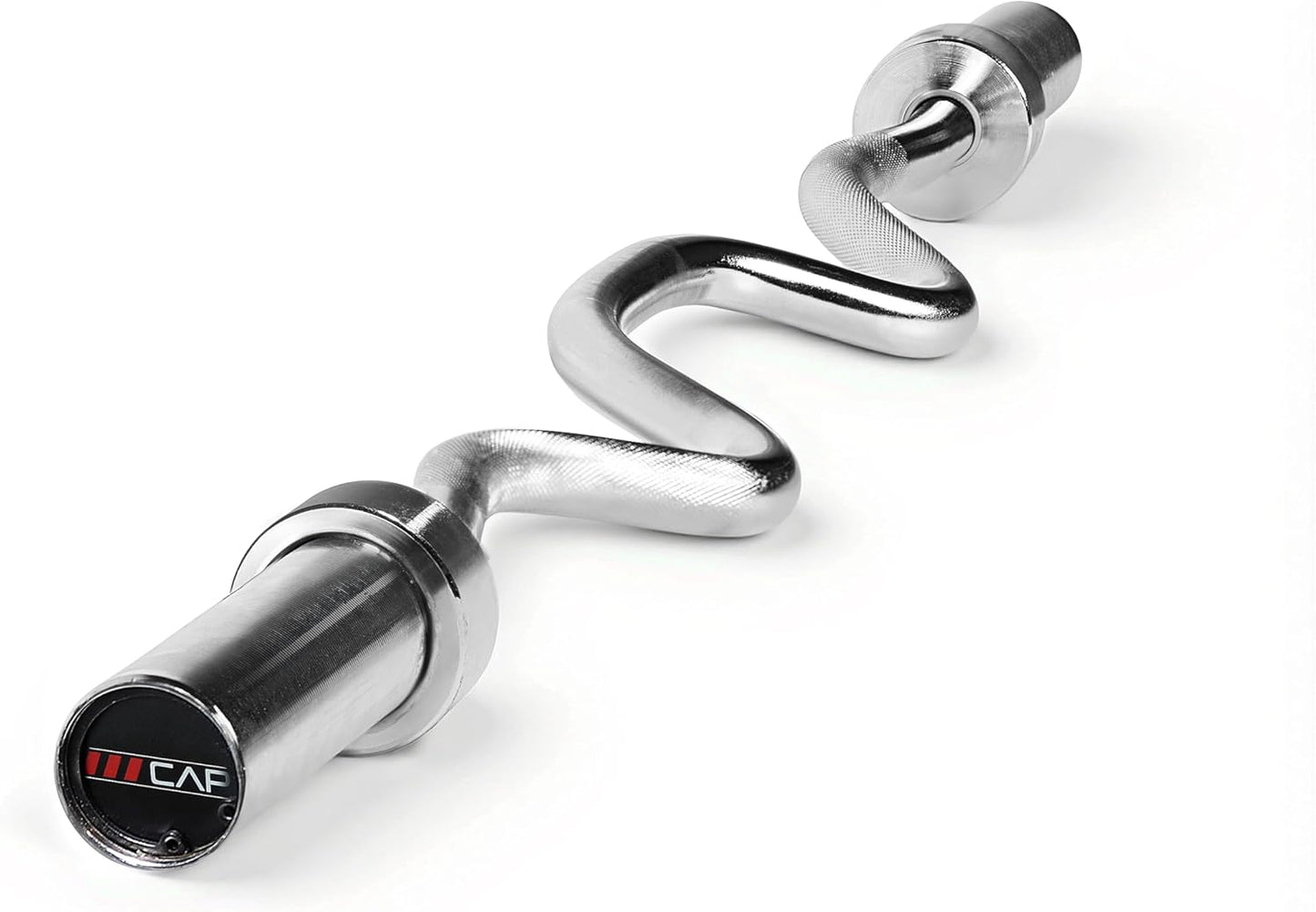 CAP Barbell 48-Inch Super Curl Olympic Barbell for Weight Plates