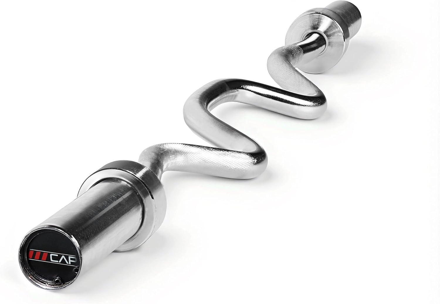 CAP Barbell 48-Inch Super Curl Olympic Barbell for Weight Plates