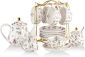 Porcelain Tea Sets British Royal Series for 6 - Elegant High Tea