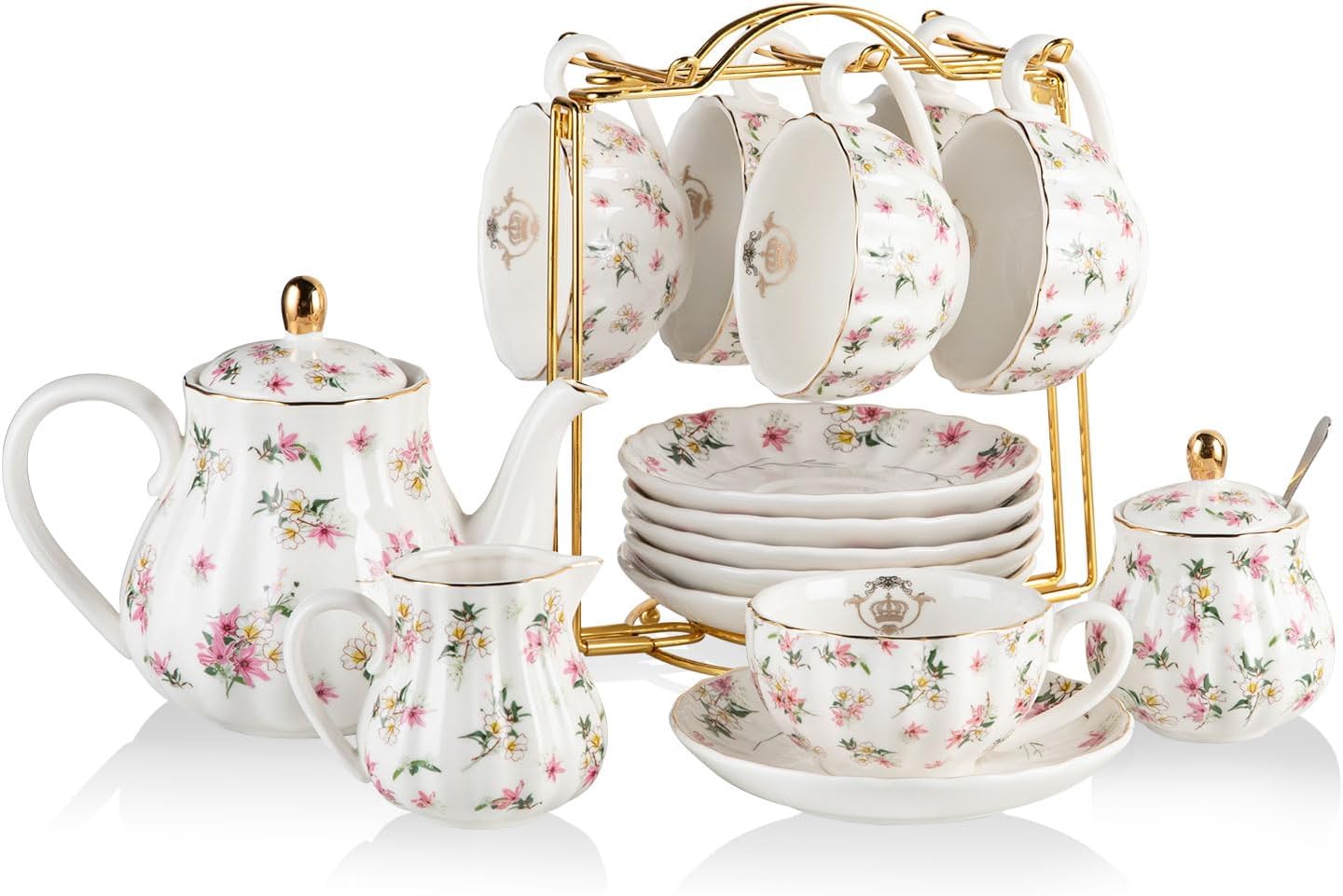 Porcelain Tea Sets British Royal Series for Elegant High Tea