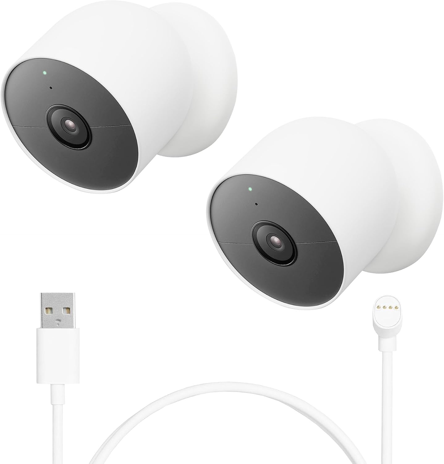 Google Nest Cam 2-Pack with Spare Cable