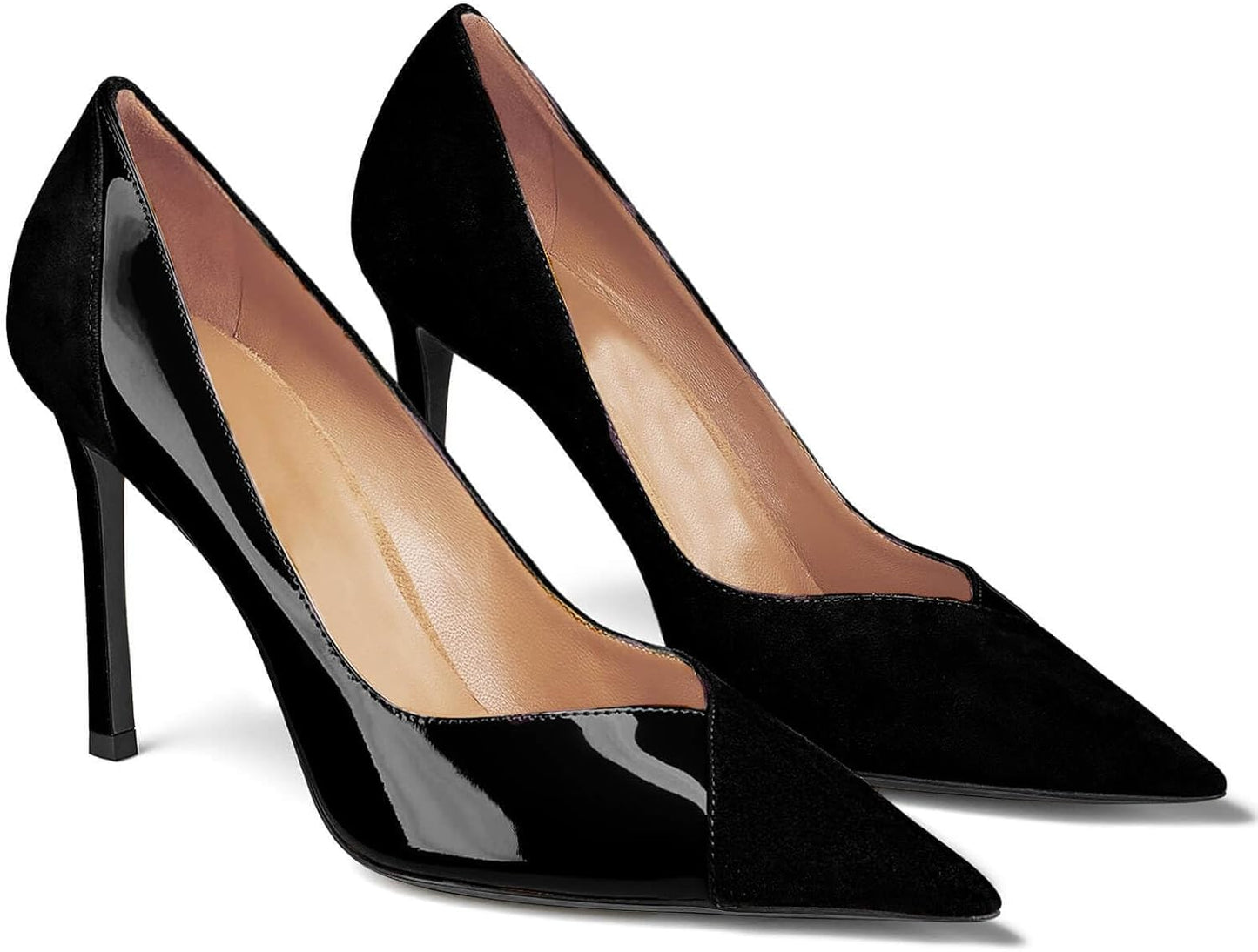 Coutgo Womens Pointed Toe High Heels Pumps for Any Occasion