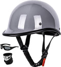 Vintage Motorcycle Half Helmet - Lightweight Low Profile DOT