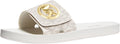 Michael Kors Women's MK Charm Slide - Comfortable Leather Pool Slide