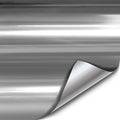 Silver Mirror Chrome Vinyl Wrap Self-Adhesive Film 25ft x 5ft - Mirror