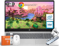 HP Chromebook Laptop 15.6 in HD Anti-Glare - Portable Power