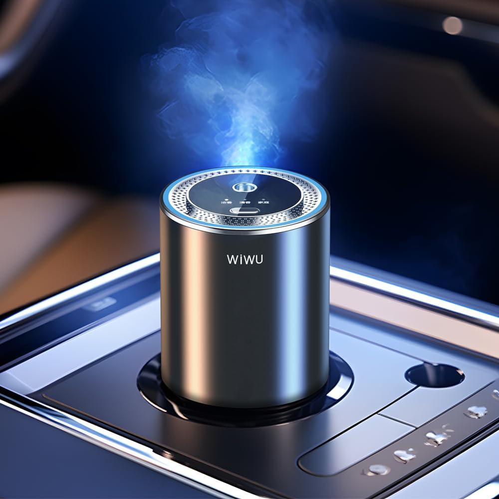WiWU Smart Car Air Freshener: Auto Sleep & Motion Detection