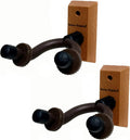 Tetra-Teknica Essentials Hardwood Guitar Hanger, 2 Pack - Neat Display